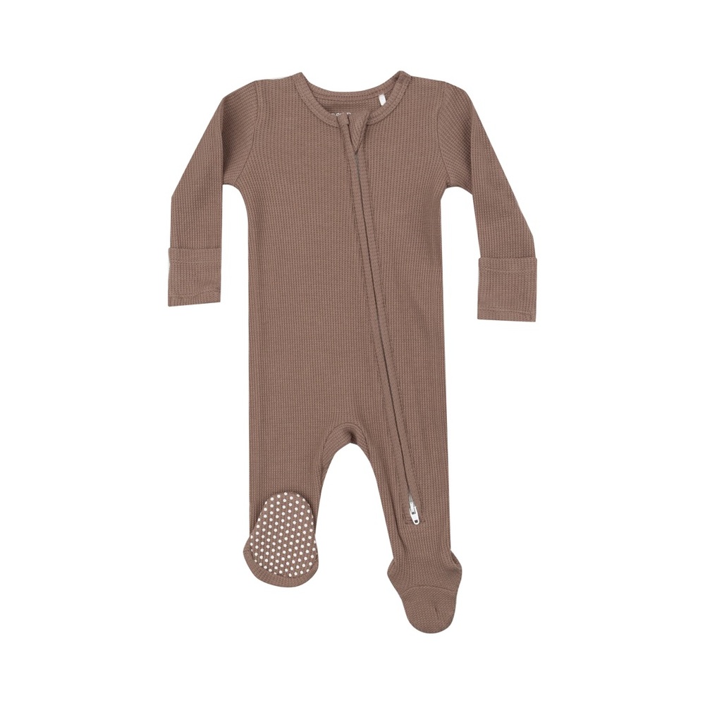 Angel Dear 2 Way Zipper Footie - Solid Sinopia Fresco (NWT)